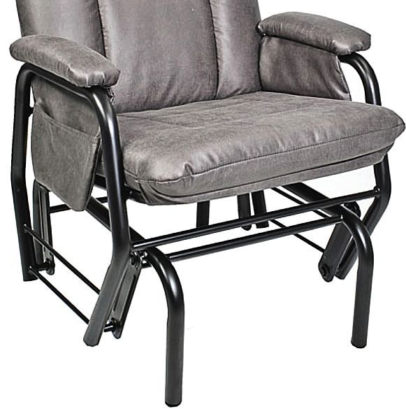 PEL International EKO 80 Series Gray Manual Recliner-1