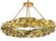 Currey & Company Apollo Contemporary Gold Leaf/Painted Gold Chandelier-2