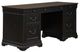 Liberty Furniture Meritage Aged Charcoal/Caramel Junior Executive Credenza-0