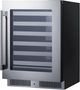 Summit® 3.5 Cu. Ft. Glass Built-In Wine Cooler-1