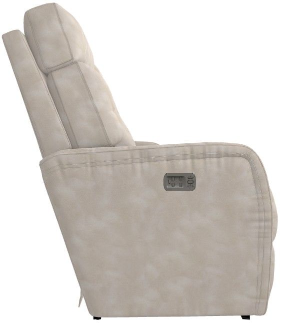 La-Z-Boy® Baron Taupe Power Wall Reclining Loveseat with Console and Headrest-3