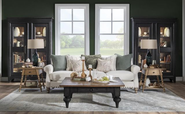 Legacy Classic Vintage Market Barnwood Oak 1-Drawer End Table-3
