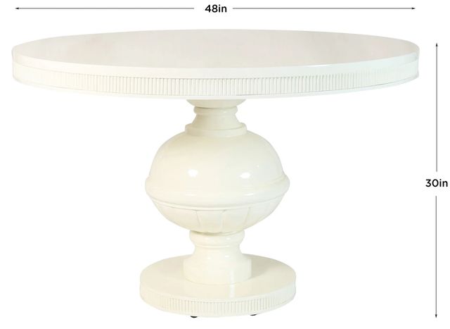 Stylecraft Peabody Off-White Dining Table-1