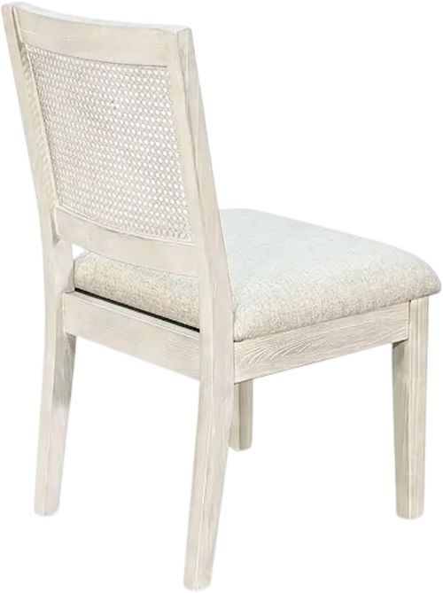 Sunny Designs™ Blair Light Gray Cane Back Dining Chair-3