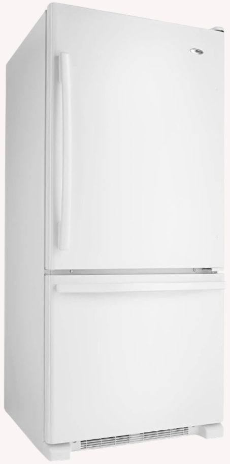 Amana® 29" 18.7 Cu. Ft. White Bottom Freezer Refrigerator with EasyFreezer™ Pull-Out Drawer-3