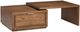 Magnussen Home® Newton Cinnamon Brown Rectangular Cocktail Table with Casters-3