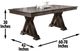 Steve Silver Co. Adrian 7-Piece Espresso Dining Table Set-2