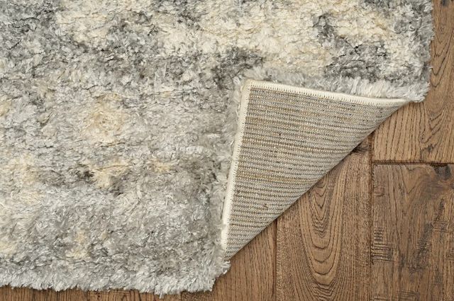 KAS Rugs Merino Ivory/Gray Silhouette 5'x8' Area Rug-2