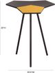 TOV Furniture Kamal Black/Gold Side Table-4