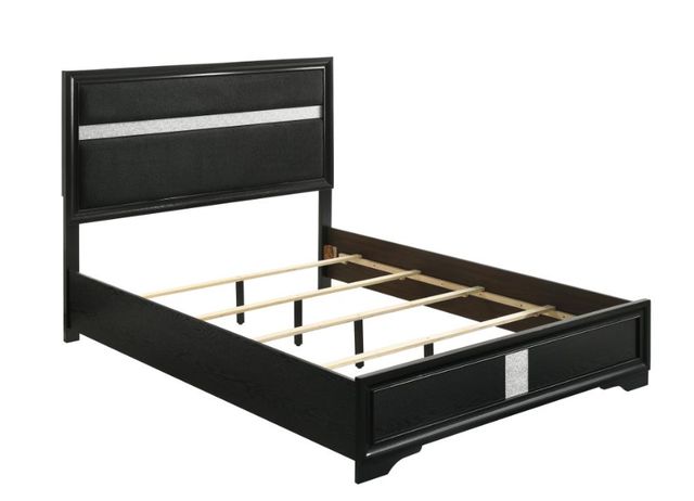 Coaster® Miranda 4-Piece Black Eastern King Bedroom Set-1