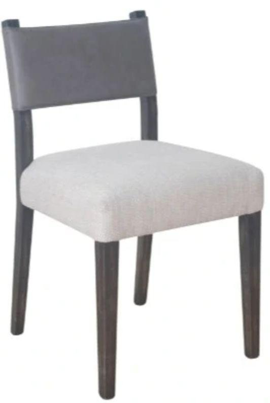 Nest Home Collections Elliot Black Wash/Gray/Vogar Ivory Dining Chair-0