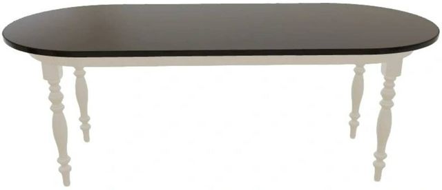 Mavin Customizable 36" Oval Extendable Dining Table with 2 Leaves-1