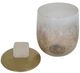 A & B Home Gold/White Small Lidded Jar -2