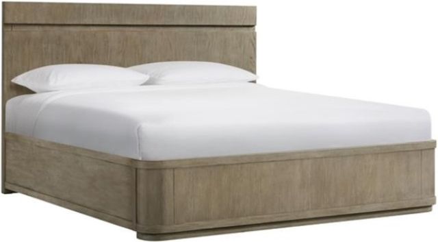 Riverside Furniture Pasadena Casual Taupe King Panel Bed-0