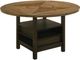 Crown Mark Oakly 5-Piece Baked Brown/Charcoal Counter Height Dining Set-1