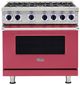 Viking® 7 Series 36" Valentine Pro Style Natural Gas Range-0