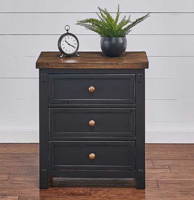 A-America® Stormy Ridge Chicory/Slate Black Nightstand-2