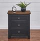 A-America® Stormy Ridge Chicory/Slate Black Nightstand-2