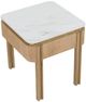 Fairfield® Portobello Beige/Brass/White End Table-3