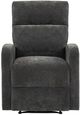 Coaster® Hamilton Charcoal Gray Manual Recliner-4