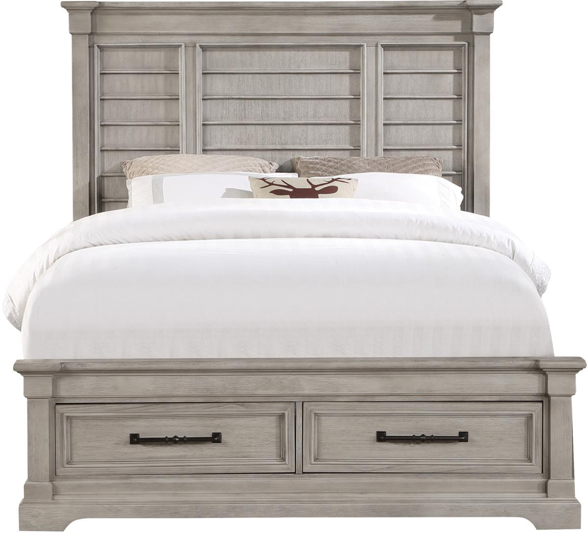 Holland House Furniture Woodbridge Shutter Panel Storage Bed - Thumbnail 5