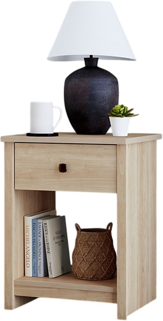 Sauder® River Ranch® Harvest Walnut™ Nightstand with Drawer-3