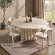 Classic Home Tiber 2-Piece Cream Washed Upholstered Dining Chair Set-1