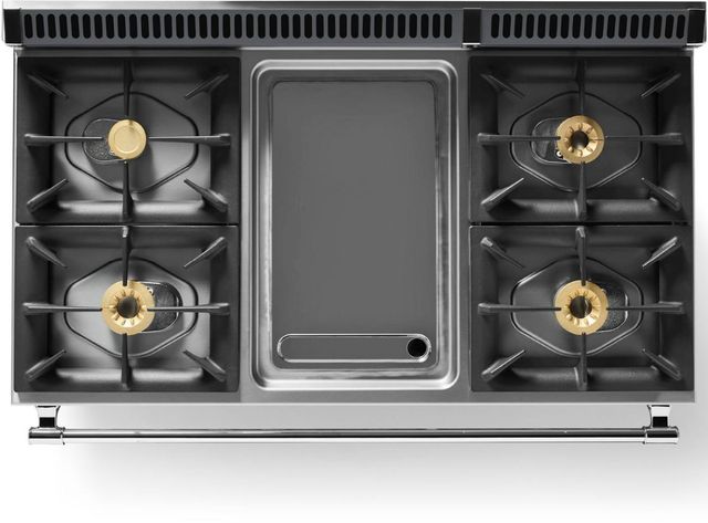 Viking® Tuscany 48" Cast Black Pro Style Dual Fuel Range-3