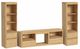 Elements International Rosalie 3-Piece Natural Wall Unit Set-0
