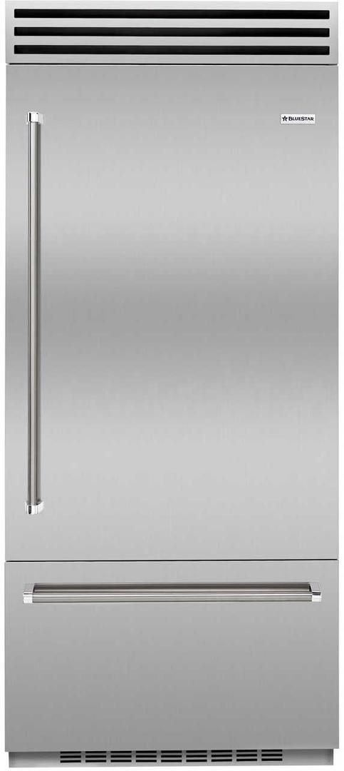 BlueStar® 36 in. 22.4 Cu. Ft. Stainless Steel Bottom Freezer Refrigerator