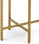 Currey & Company Flying Gold Stone Top Side Table with Gold Metal Frame-4