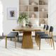 Classic Home Orlando Light Brown 95" Dining Table-1