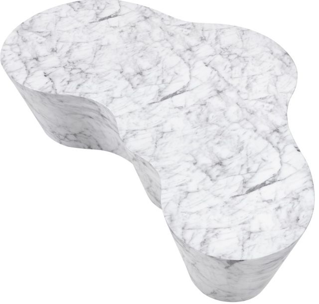 Meridian Furniture Monza White Marble Coffee Table-2