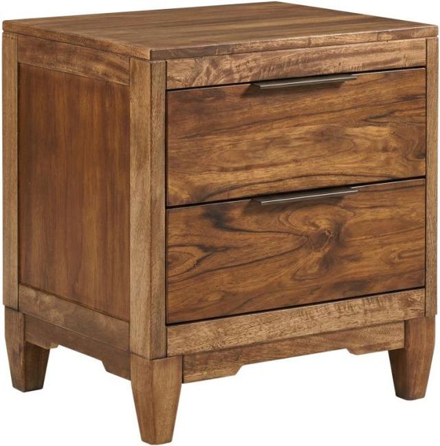 International Furniture Direct Sonora Brown Nightstand-0