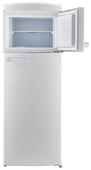 Unique® Appliances Classic Retro 22'' 7.5 Cu. Ft. Marshmallow White Top Freezer Refrigerator-1