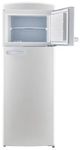 Unique® Appliances Classic Retro 22'' 7.5 Cu. Ft. Marshmallow White Top Freezer Refrigerator-1