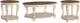 Signature Design by Ashley® Realyn 3-Piece White/Brown Living Room Table Set-0