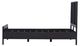 Four Hands Sydney Black Wash Twin Panel Bed-3