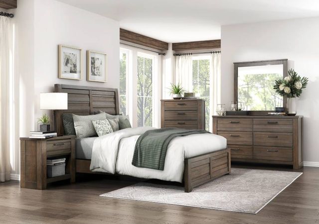 Mazin Furniture Longview Dark Brown Chest-3