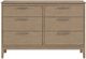 Whittier Wood® Furniture Bailey Almond 60" Low Dresser-3