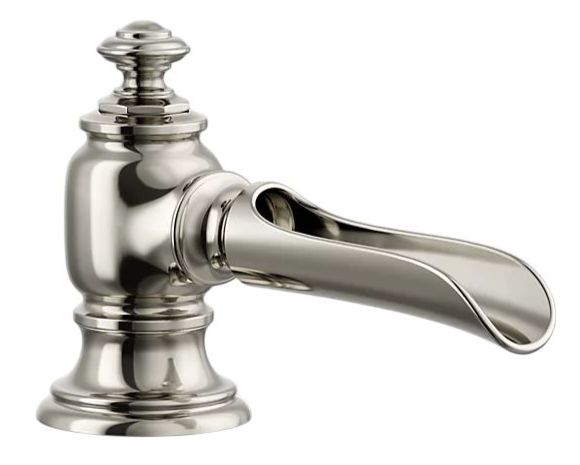KOHLER® Artifacts® Vibrant Polished Nickel Bathroom Sink Faucet Spout with Flume Design-0