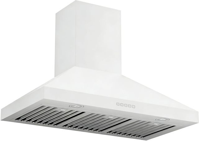 Hauslane Chef Series Pro Model 36" Matte White Convertible Wall Mounted Range Hood-1