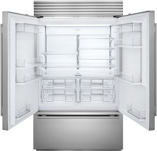 Sub-Zero® Classic Series 48" 28.9 Cu. Ft. Stainless Steel Built-In French Door Refrigerator and Freezer-2