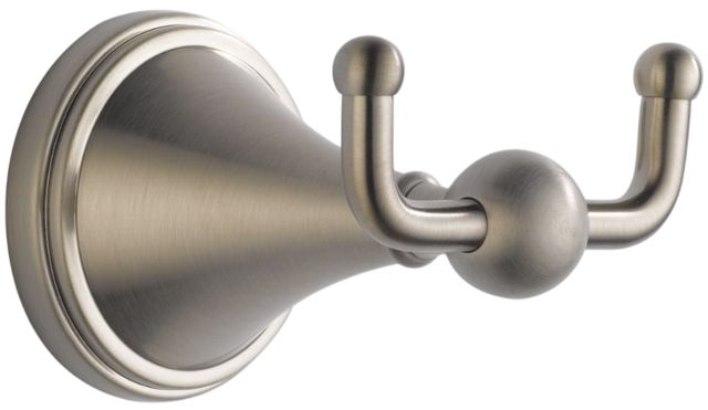 Brizo Brizo Traditional Brilliance® Brushed Nickel Double Robe Hook-0