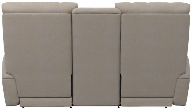 La-Z-Boy® Cassian Sand Manual Reclining Loveseat with Console-4