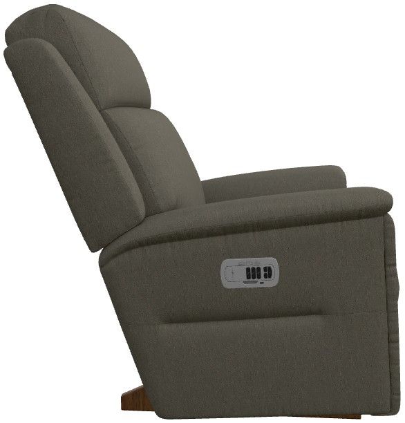 La-Z-Boy® Ace Smoke Power Rocking Recliner with Headrest and Lumbar-3