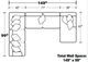 Jackson Furniture Middleton 3-Piece Cement Right-Arm Facing Sectional and Chaise-4