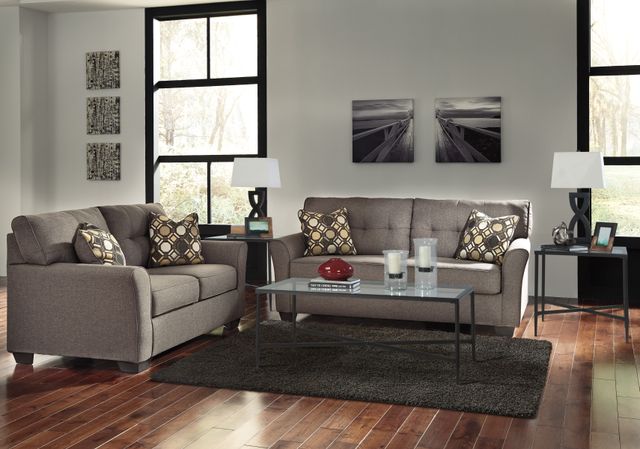 Signature Design by Ashley® Tibbee Slate Loveseat-4