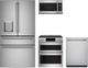 Café™ 4 Piece Stainless Steel Induction Kitchen Package-0