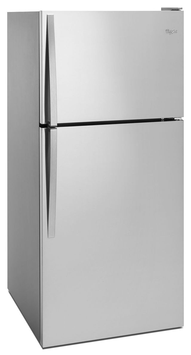 Whirlpool® 30 in. 18.3 Cu. Ft. Monochromatic Stainless Steel Top Freezer Refrigerator-1